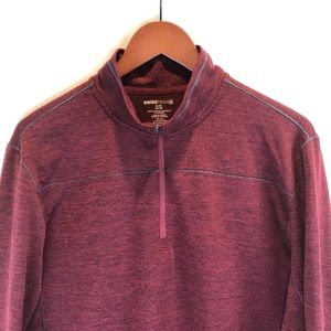 Men’s XL Quarter Zip Swiss Tech Pullover
